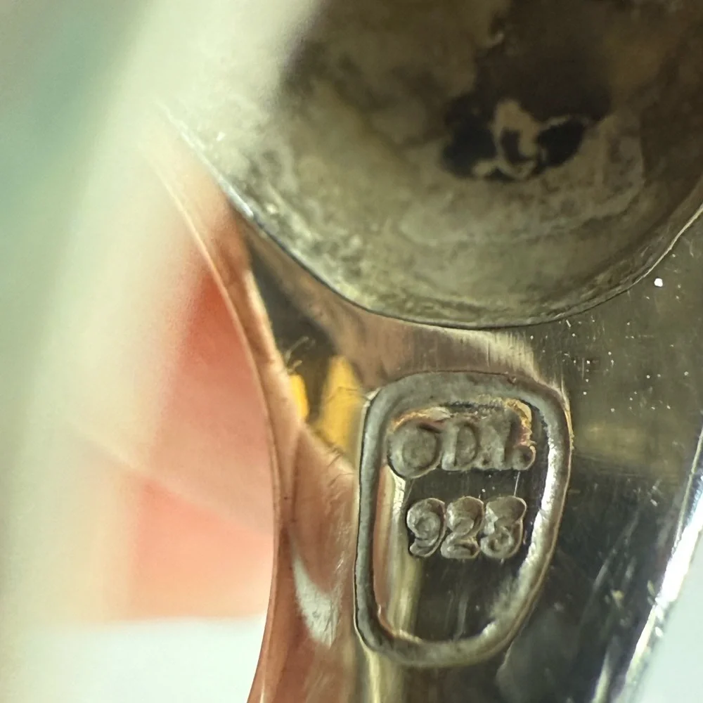David Yurman Sterling Silver Black Onyx Albion Ring Size 6